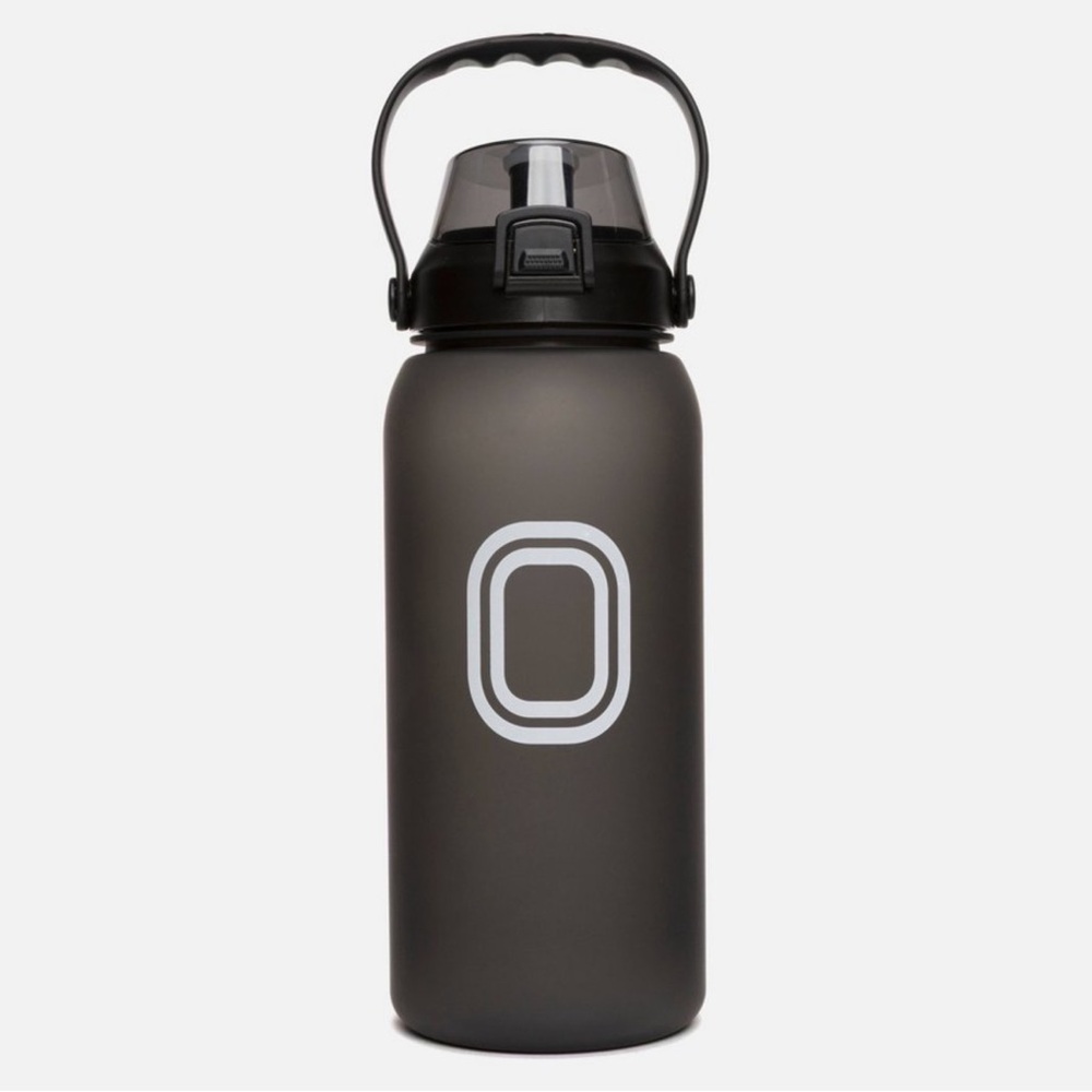 Overtime- Black Insulated Water Bottle
